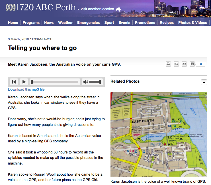 720 ABC Perth Radio Interview – March 2010